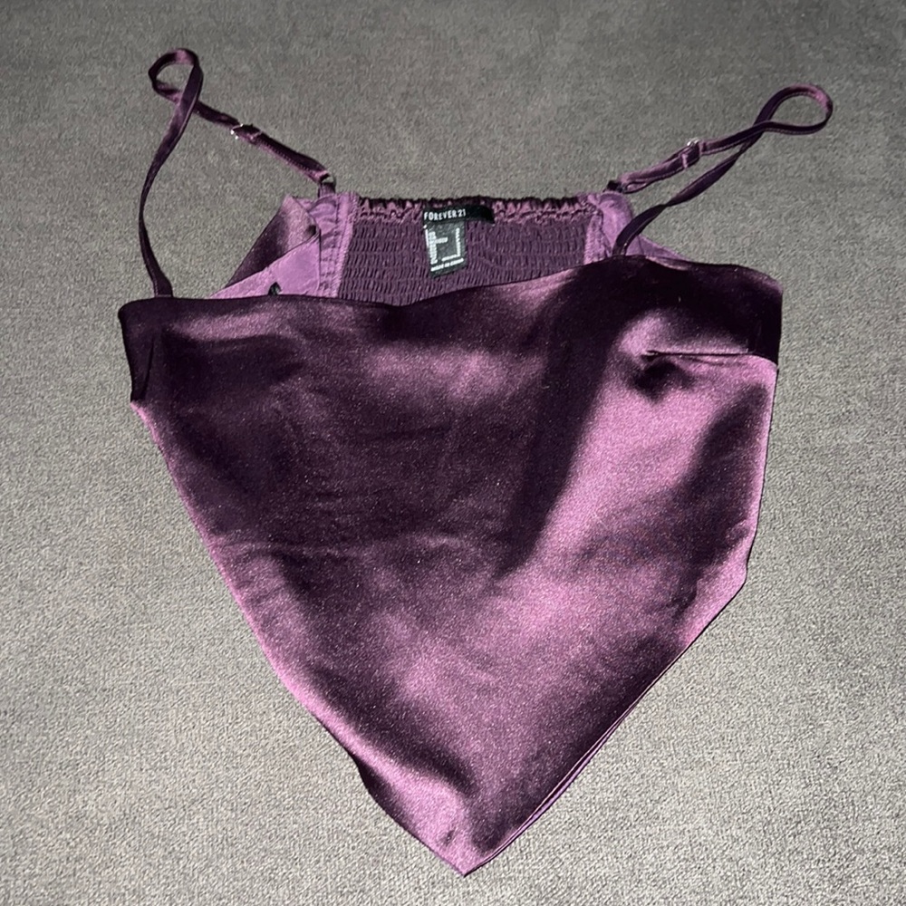 open back crop top